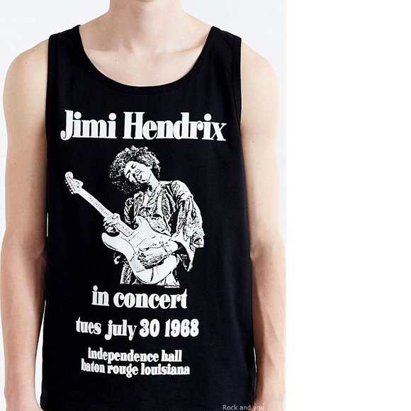 Ripple Junction Other - Jimi Hendrix In Concert blues rock Official Tank Top L NWT